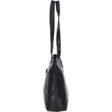 Elegant Ashwood Leather Shoulder Bag Black: Alice