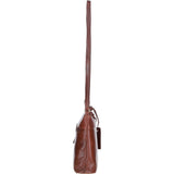 Stylish Ashwood Leather Crossbody Bag Cognac: Ava