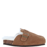 Fenland Unisex Sheepskin Slippers Tan: unisex-cork-slippers