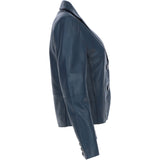 Ashwood Leather Women's Two Button Navy Blazer: 10157