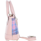 Ashwood Leather & Harris Tweed® Cloth Small Grab Bag Baby-Pink/Pink: TW-63-15-BP