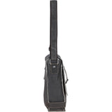 Men's Leather Messenger Bag Brown : 8353