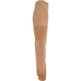 Womens Suede Leather Trousers Sand/Sue: 766 TROUSERS