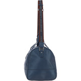 Brampton Leather Holdall Navy: 63778
