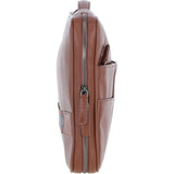 Leather Organizer with Laptop Compartment Tan: 64546