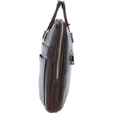 Ashwood Leather Mens Laptop Handle Bag Brown: PL-45