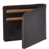 Leather Oily Hunter Wallet Brown : 1881