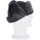 Trapper Hat With Sheepskin Fur Navy: 030-T