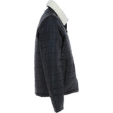 Ashwood Men’s Real Leather Puffer Jacket in Regular Fit with Faux Fur Collar Black: AWM-Puffer