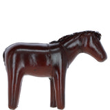 Elegant Leather Handcrafted Decorative Horse Chestnut: lf-178