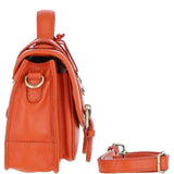 Stylish Ashwood Leather Large Satchel Bag Orange: Y-63
