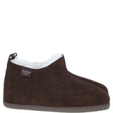 Fenland Classic Suede Sheepskin Bootie Slippers Brown: DARWIN