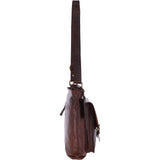 Vintage Medium Leather Shoulder Bag Brandy – G23