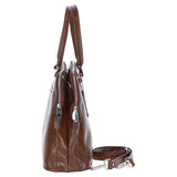 Large Leather Handbag Bridge/vt : Gina