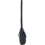 Adjustable Crossbody & Shoulder Bag Black: Cardiff