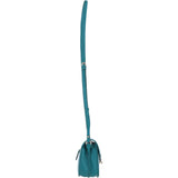 Ashwood Elegant Leather Crossbody Bag with Twist Lock Green: Y-52