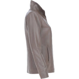 Ashwood Womens Leather Jacket Taupe: awl 880