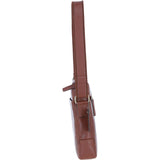 Mens Leather Messenger Bag Chestnut: Logan