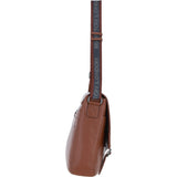 Brampton Leather Men's Emissary Messenger Bag Tan: 64403