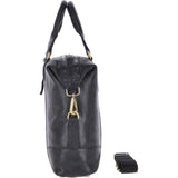 Leather Vintage Laptop Work Bag  Black : G-34