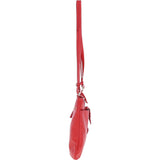 Genuine Leather Crossbody x Shoulder Bag with Golden Accents Coral: 64239
