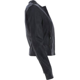 Womens Leather Jacket Brown: STYLE E