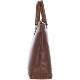 Ashwood Large Leather Shopper Bag Brown: V-87
