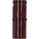 Ashwood Leather Elegant Handcrafted Round Umbrella Holder Chestnut: LF-138