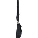 Ashwood Leather & Harris Tweed® Cloth Crossbody Bag Black/Watch: TW-24-03-BW