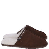 Fenland Classic Mens Slippers Brown: Duke