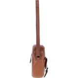 Ashwood Leather Round Crossbody Bag Tan: P-66