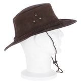 Men's Australian Hardwearing Bush Hat Brown: TAURINUS