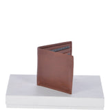 Men's Vegetable Tanned Leather Classic 8 Card Billfold  Wallet Tan : 1211-VT
