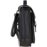 Ashwood Leather & Harris Tweed® Cloth Medium Backpack with Twist Lock Brown/Mcload: TW-37-01-BM