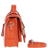 Stylish Ashwood Leather Medium Satchel Bag Orange: Y-62
