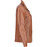 Ashwood Womens Leather Jacket Tan: awl 880