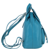Ashwood Genuine Leather Compact Backpack Turquise: Y-57