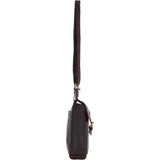 Vintage Small Leather Travel Shoulder Bag Brandy – G24