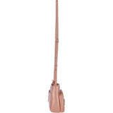 Small Compact Leather Crossbody Bag Rose Gold - 62662