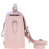 Ashwood Leather & Harris Tweed® Cloth Small Satchel Bag Baby-Pink/Pink: TW-67-15-BP