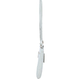 Ashwood Curve  Zip Top Leather Cross Body Bag Ice Grey: 64640/curve