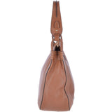 The Bridge Full Grain Italian Leather Hobo Bag Havana Gold - 040735 1P 2C NH