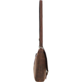 Vintage Elegance Leather Handbag Mud/brown: Malvern