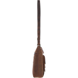 Vintage Equestrian Leather Handbag Mud/brown: worcester