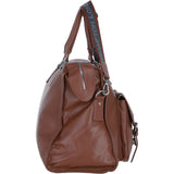 Brampton London Leather Weekender Bag Tan: 64807