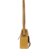 Ashwood Leather Round Crossbody Bag Mustard: P-66
