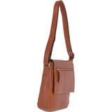 Medium Luxury Leather Travel  Bag Tan: TED