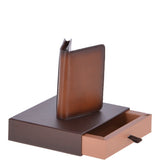 Vegetable Tanned Leather Classic Multi Card Holder Wallet Tan : 1992