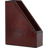 Premium Ashwood Leather Handcrafted Book Holder Chestnut: LF-115