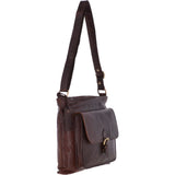 Vintage Medium Leather Shoulder Bag Brandy – G23